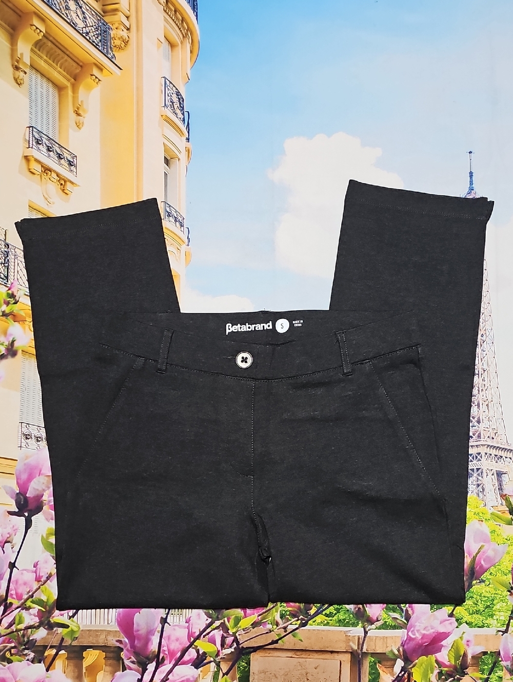 Betabrand Capri Gray Yoga‎ Pants Size Small